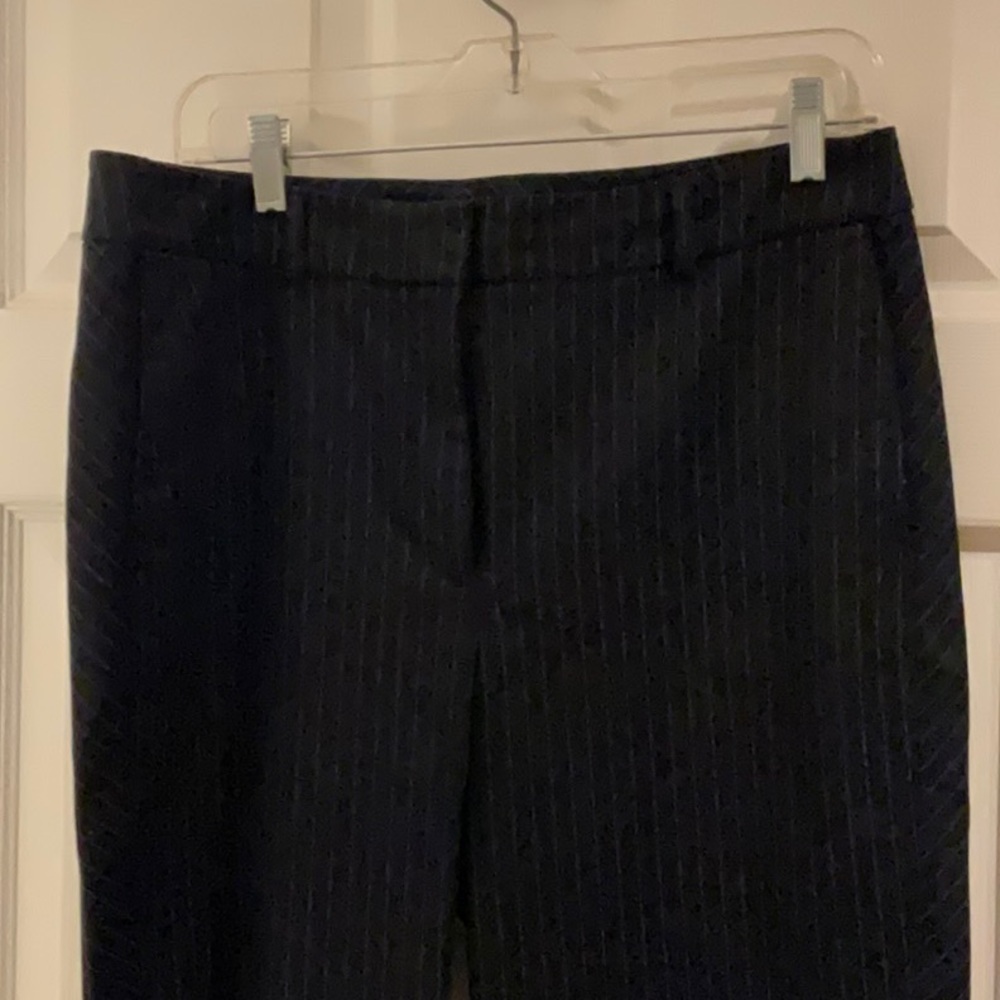 WHBM stripped blue line ankle crop